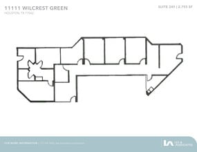 11111 Wilcrest Green Dr, Houston, TX à louer Plan d’étage– Image 1 sur 1