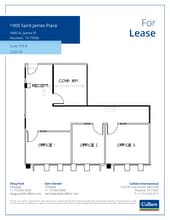 1900 St James Pl, Houston, TX à louer Plan d’étage– Image 1 sur 1