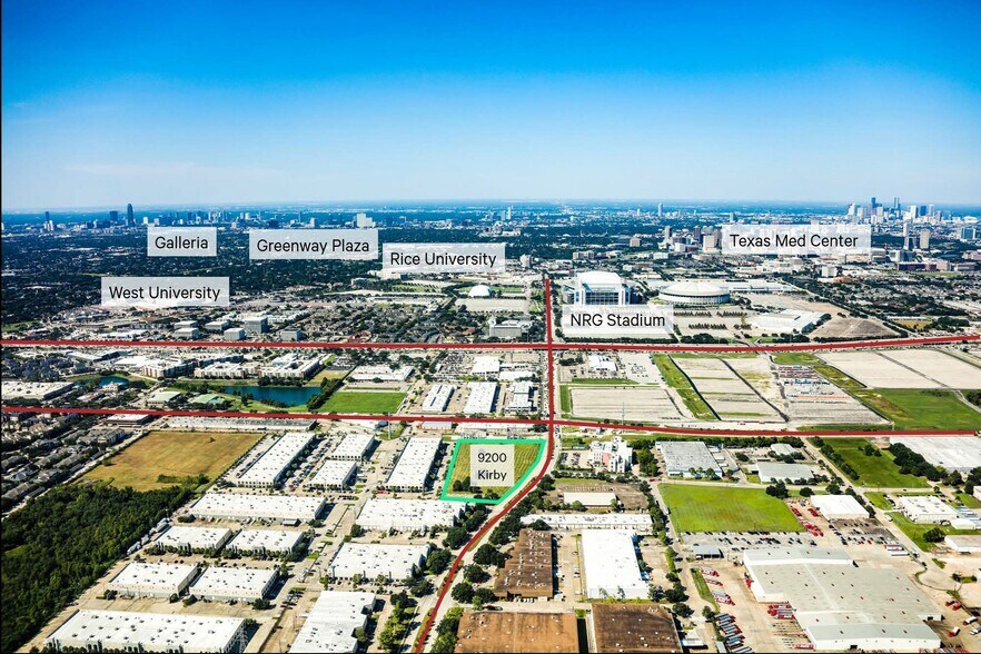 9200 Kirby Dr, Houston, TX à vendre - Aérien – Image 2 sur 6