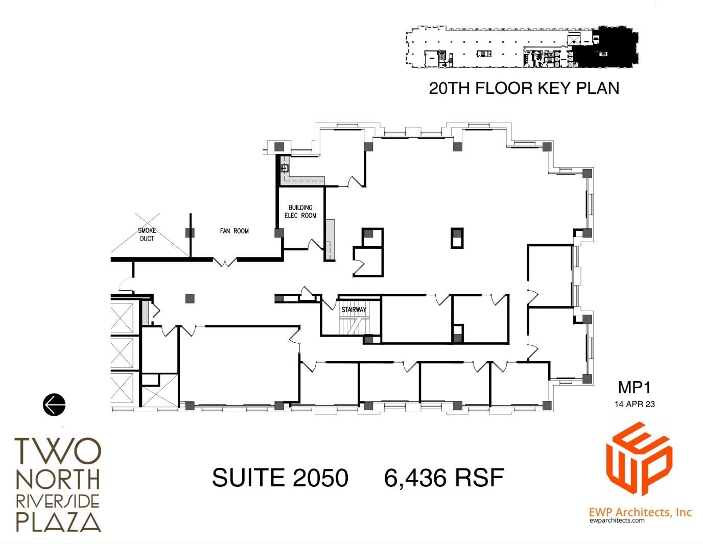 2 N Riverside Plz, Chicago, IL à louer Plan d’étage– Image 1 sur 1