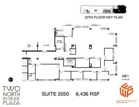 2 N Riverside Plz, Chicago, IL à louer Plan d’étage– Image 1 sur 1