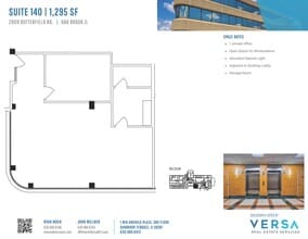 2707 Butterfield Rd, Oak Brook, IL à louer Plan d’étage– Image 1 sur 1
