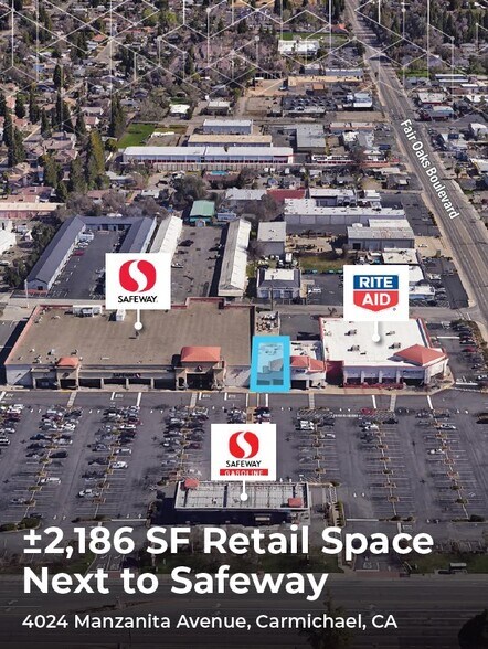 4010-4020 Manzanita Ave, Carmichael, CA à louer - Photo de l’immeuble – Image 1 sur 12