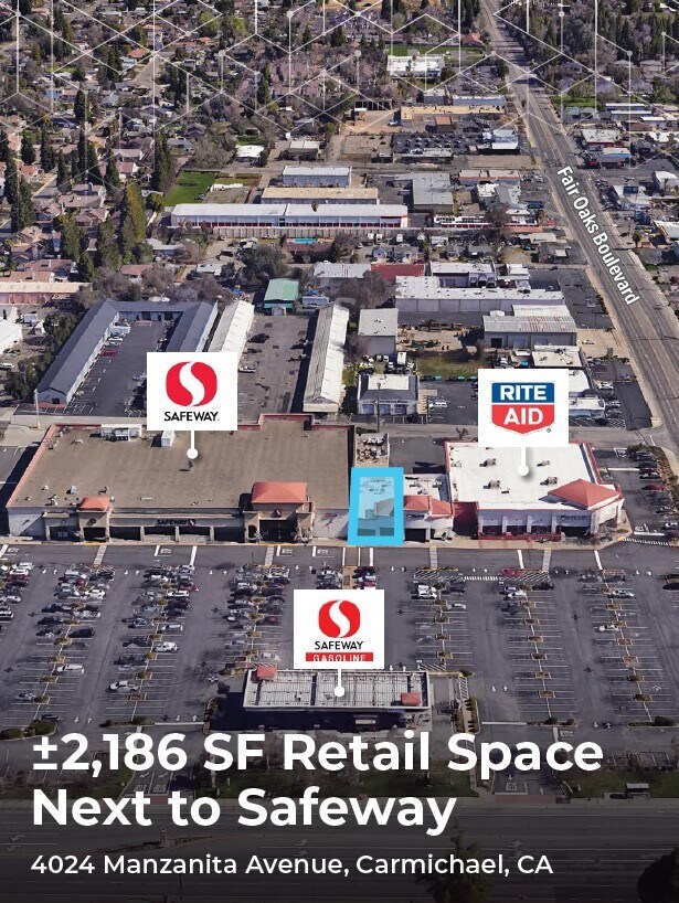 4010-4020 Manzanita Ave, Carmichael, CA à louer Photo de l’immeuble– Image 1 sur 13