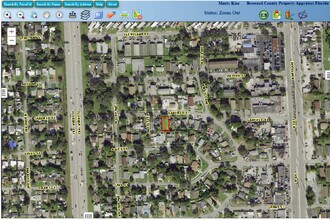 6122 Garfield St, Hollywood, FL - Vue aérienne vue de carte