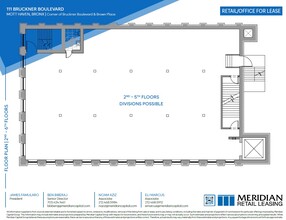 111 Bruckner Blvd, Bronx, NY à louer Plan d’étage– Image 1 sur 1