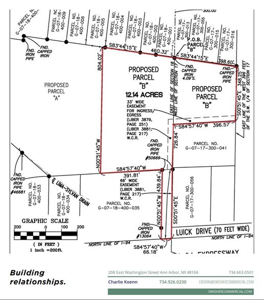 Luick Dr, Chelsea, MI à vendre - Plan cadastral – Image 2 sur 3