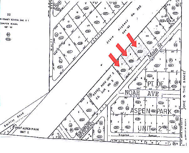 26131 Main St, Conifer, CO à vendre - Plan cadastral – Image 2 sur 3
