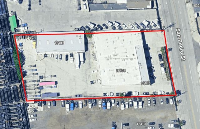 15401-15405 S San Pedro St, Gardena, CA à louer - Aérien – Image 1 sur 3