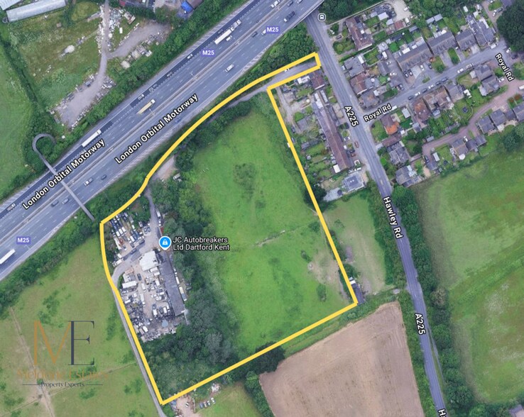J C Autobreakers, Hawley Rd, Dartford à vendre - Aérien – Image 2 sur 29