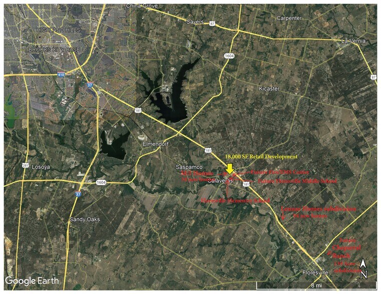FM 775, Floresville, TX à louer - Aérien – Image 3 sur 8