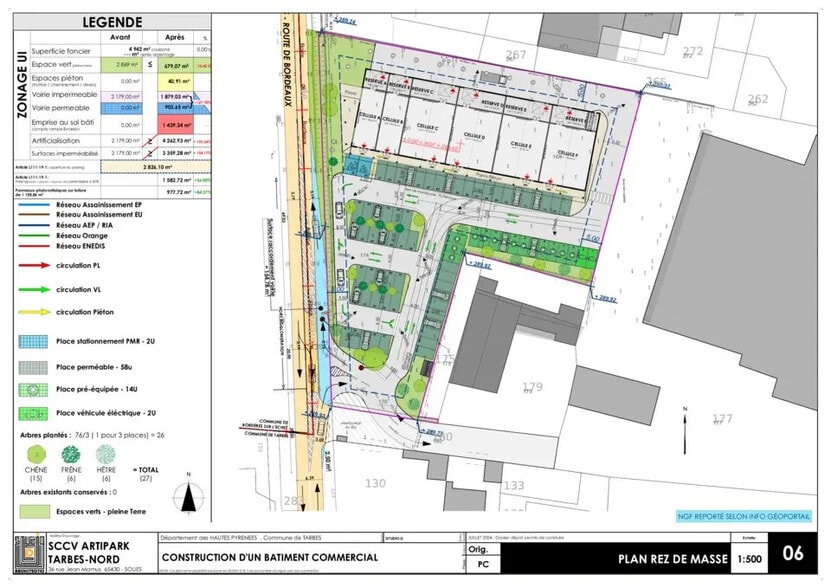 Local commercial dans Tarbes à vendre - Plan de site – Image 3 sur 3