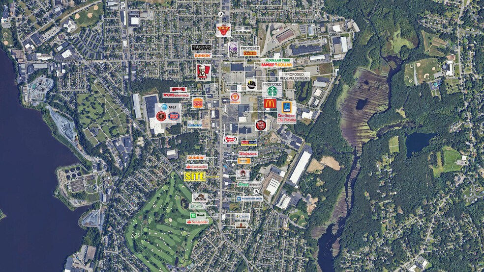 275 Newport Ave, Rumford, RI à louer - Aérien – Image 3 sur 7