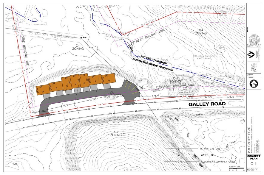 360 Galley Rd, Canonsburg, PA à vendre - Plan de site – Image 2 sur 2