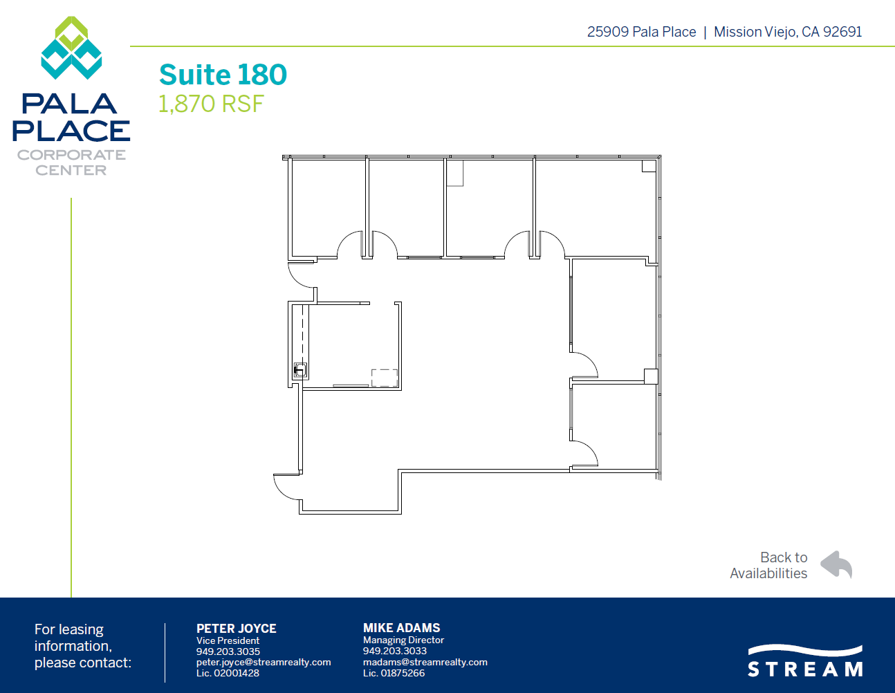 25909 Pala Pl, Mission Viejo, CA à louer Plan d’étage– Image 1 sur 1