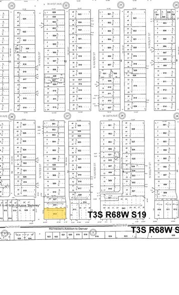 4923 W 38th Ave, Denver, CO à louer - Plan cadastral – Image 2 sur 24