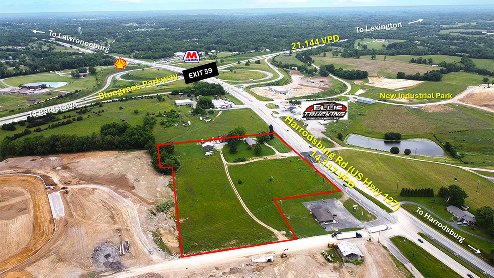 2084 Harrodsburg Rd, Lawrenceburg, KY à vendre - Aérien – Image 2 sur 6