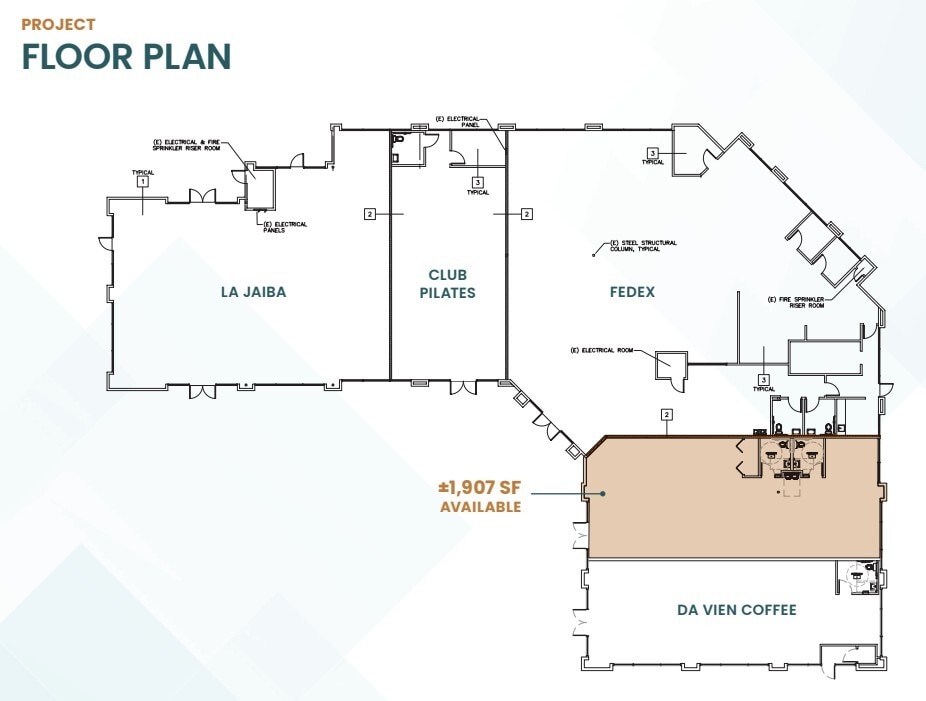 10-130 E Hamilton Ave, Campbell, CA à louer Plan d’étage– Image 1 sur 1