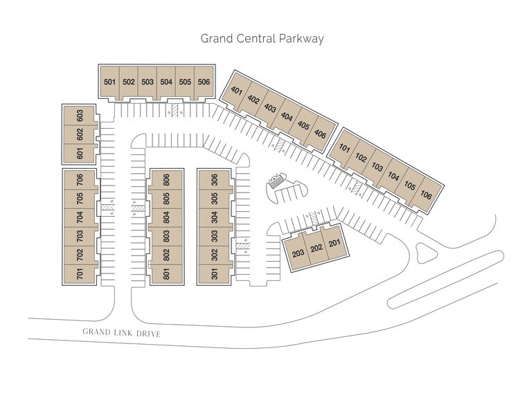 350 Grand Link Dr, Conroe, TX à louer - Plan de site – Image 3 sur 3