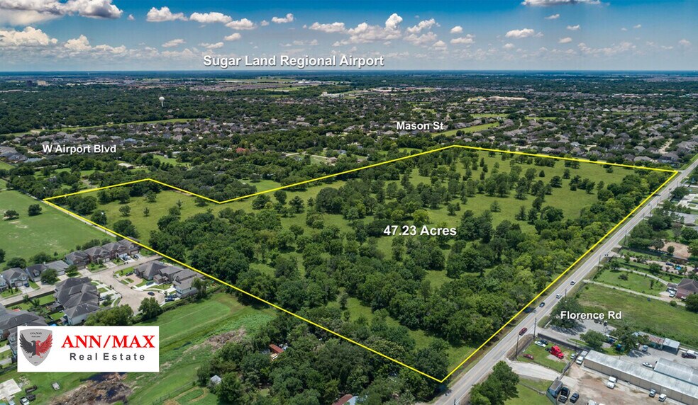 Florence Road & Mason Road, Sugar Land, TX à vendre - Aérien – Image 3 sur 10