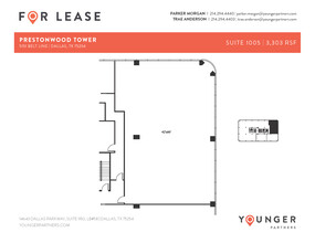 5151 Belt Line Rd, Dallas, TX à louer Plan d’étage– Image 1 sur 3