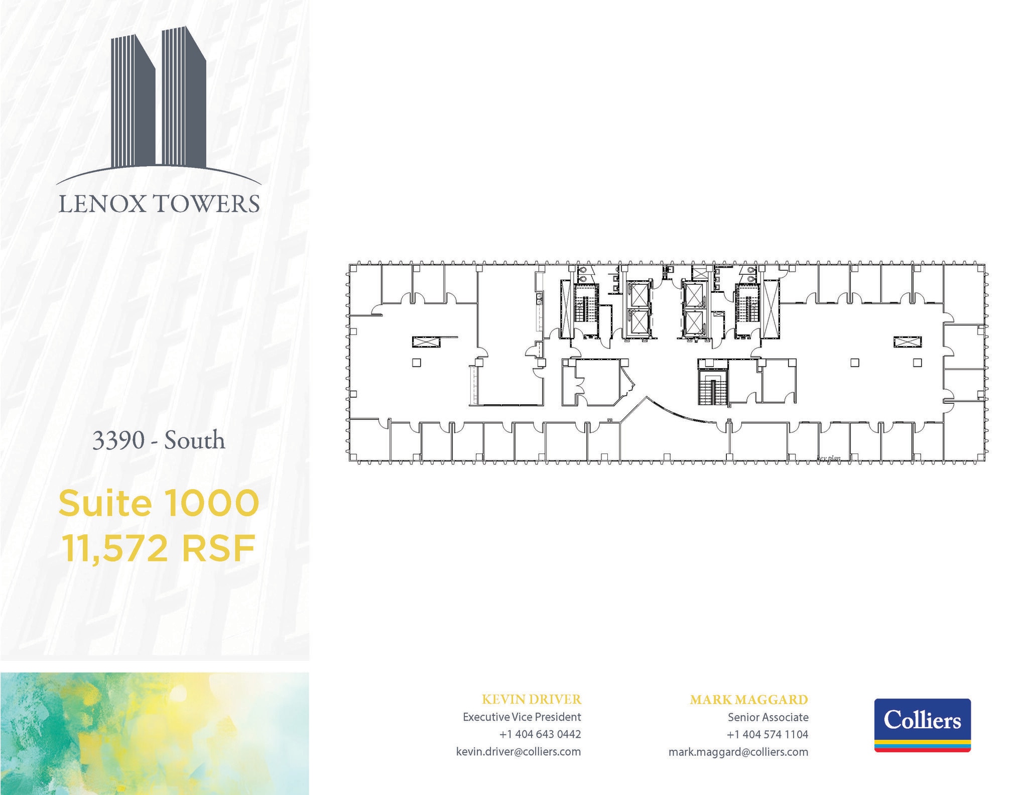 3400 Peachtree Rd NE, Atlanta, GA à louer Plan d’étage– Image 1 sur 1