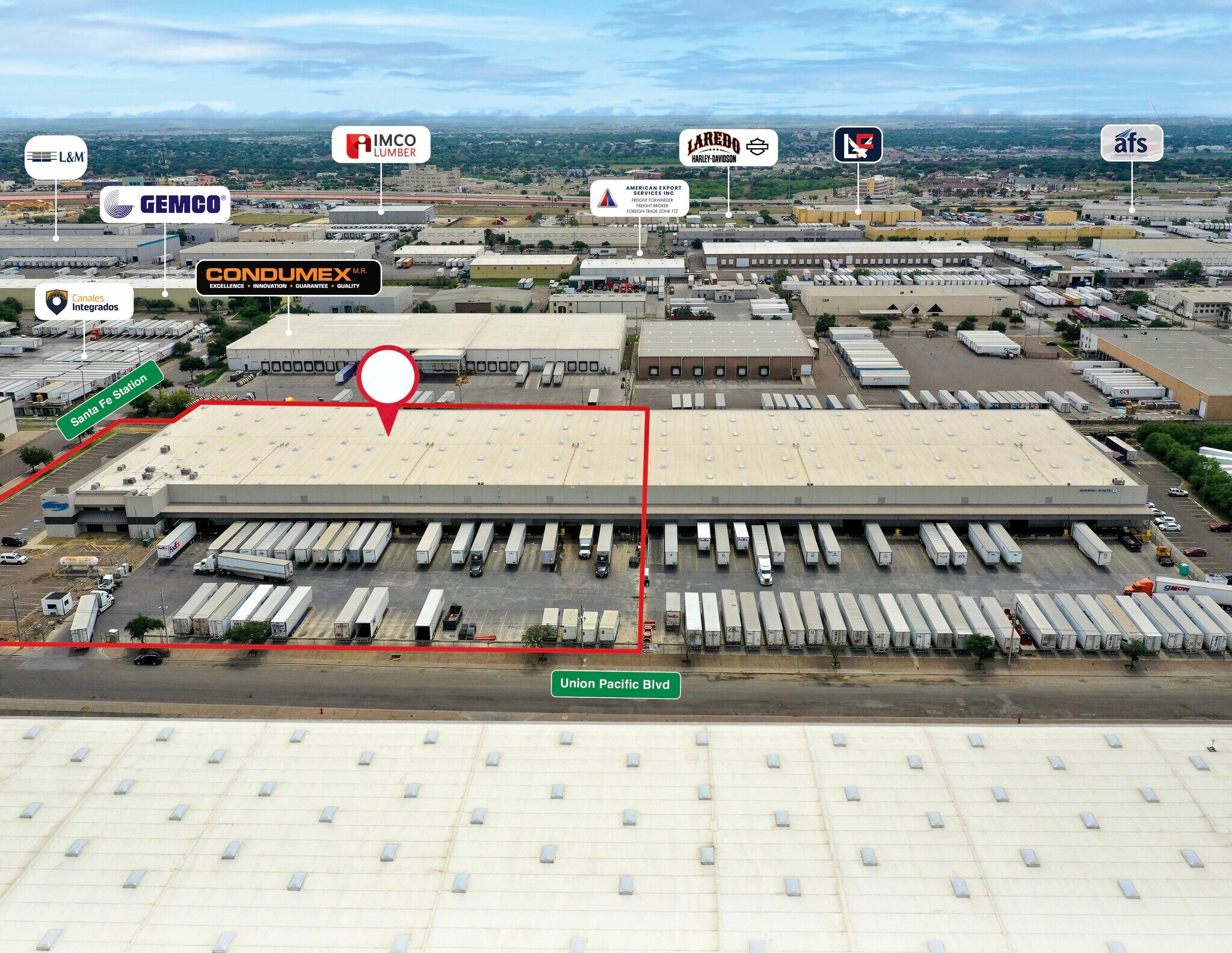 417 Union Pacific Blvd, Laredo, TX à louer Photo de l’immeuble– Image 1 sur 11