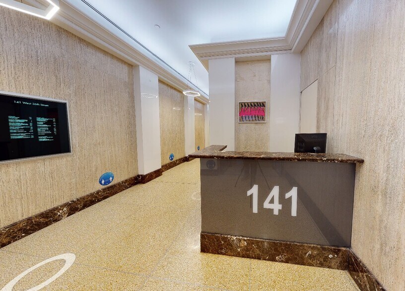 141 W 36th St, New York, NY à louer - Numérisation 3D Matterport – Image 2 sur 9