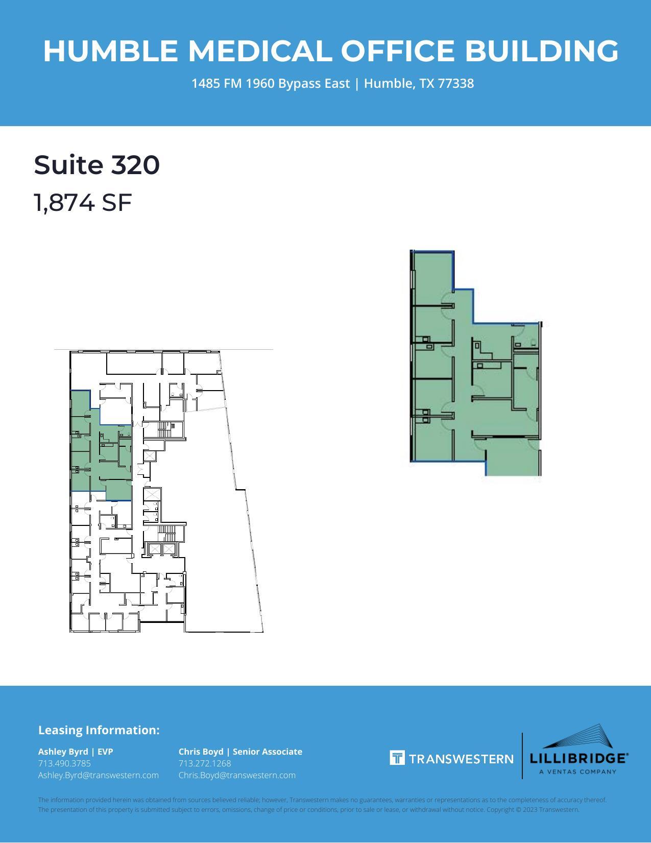 1485 FM 1960 Byp E, Humble, TX à louer Plan d’étage– Image 1 sur 1