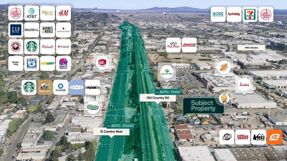 1301 Old County Rd, San Carlos, CA à vendre - Photo de l’immeuble – Image 2 sur 3