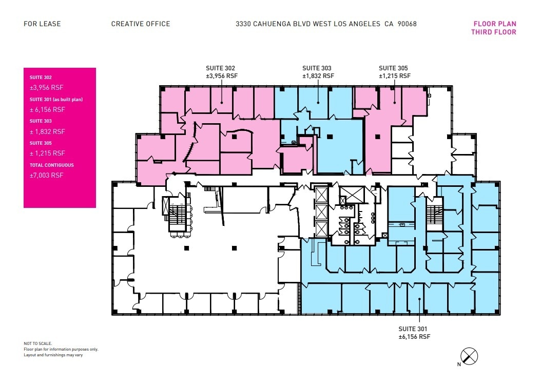 3330 Cahuenga Blvd W, Los Angeles, CA à louer Plan d’étage– Image 1 sur 1