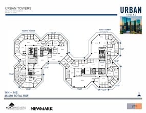 222 W Las Colinas Blvd, Irving, TX à louer Plan d’étage– Image 2 sur 2