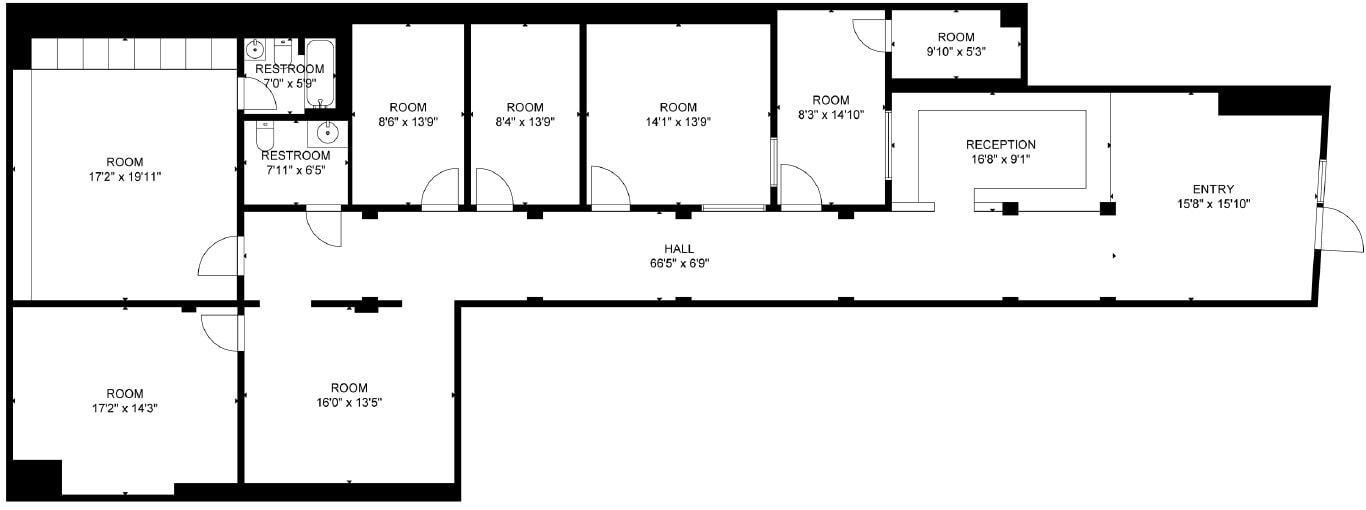 2041 Bancroft Way, Berkeley, CA à louer Plan d’étage– Image 1 sur 1