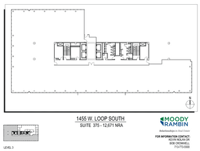 1455 West Loop S, Houston, TX à louer Plan d’étage– Image 2 sur 2