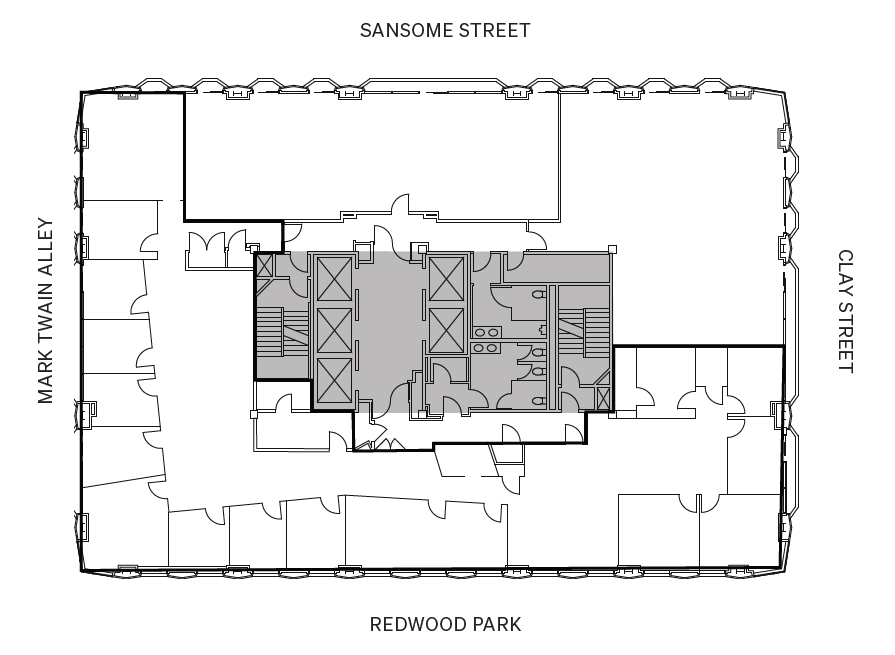 505 Sansome St, San Francisco, CA à louer Plan d’étage– Image 1 sur 1