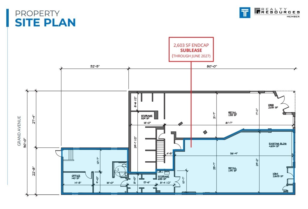 1064-1068 Grand Ave, Saint Paul, MN à louer Plan d’étage– Image 1 sur 1
