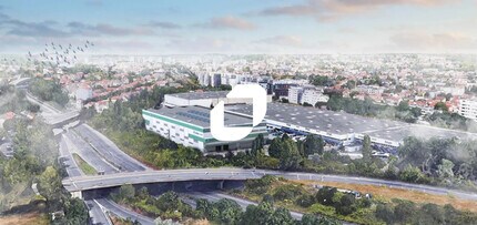 Rosny-sous-Bois - Vue aérienne  vue de carte