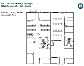 11555 Sorrento Valley Rd, San Diego, CA à louer Plan d’étage– Image 1 sur 1