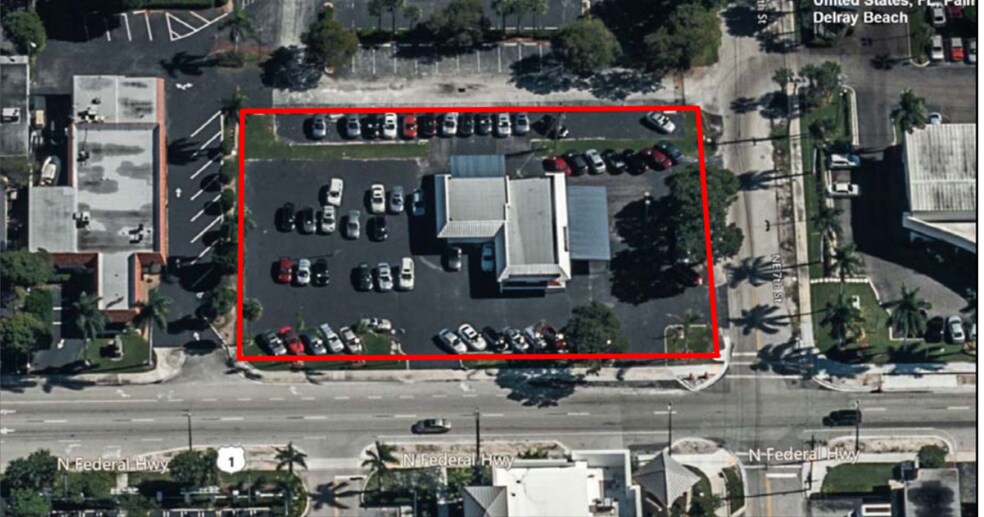 707 N Federal Hwy, Delray Beach, FL à vendre - Aérien – Image 2 sur 8