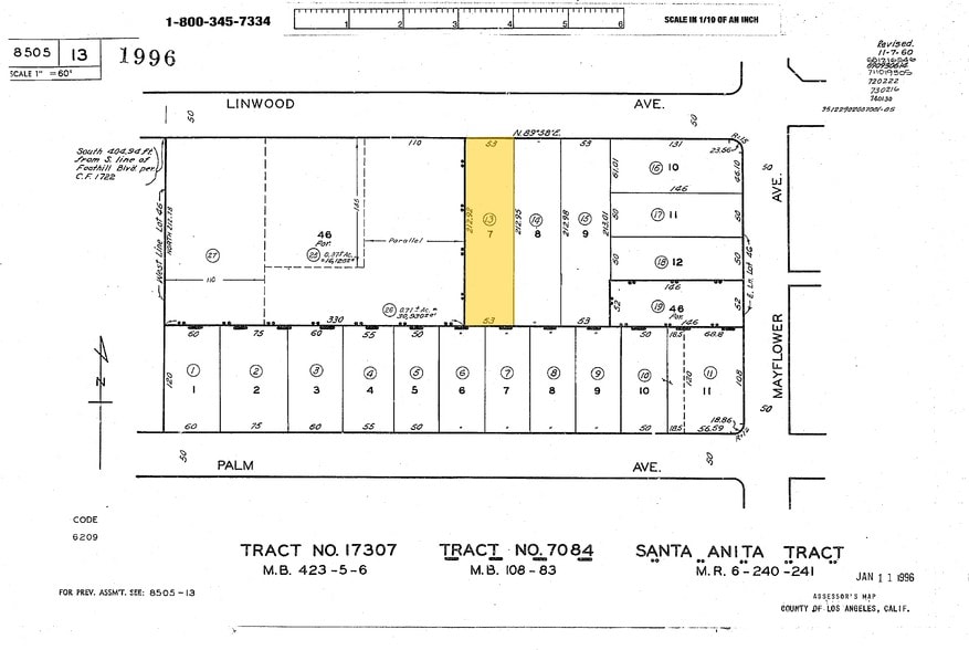 522 Linwood Ave, Monrovia, CA à vendre - Plan cadastral – Image 2 sur 20