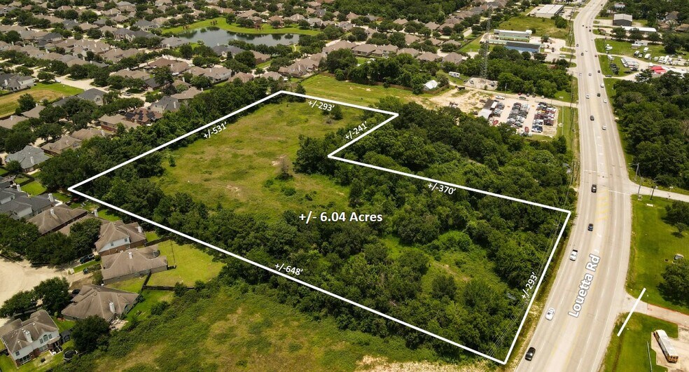 Louetta Rd, Spring, TX à vendre - Aérien – Image 1 sur 2