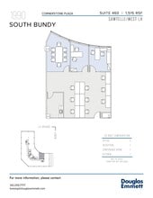 1990 S Bundy Dr, Los Angeles, CA à louer Plan d’étage– Image 1 sur 1