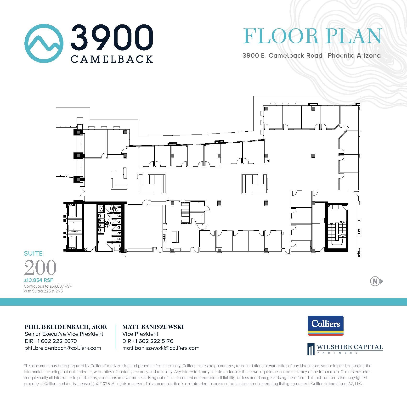 3900 E Camelback Rd, Phoenix, AZ à louer Plan d’étage– Image 1 sur 1