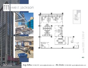 111 W Jackson Blvd, Chicago, IL à louer Plan d’étage– Image 1 sur 3