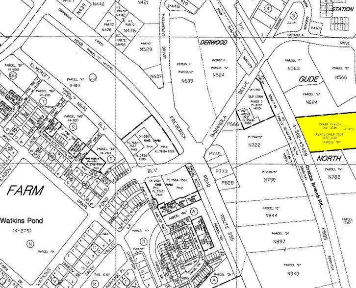15720-15754 Crabbs Branch Way, Rockville, MD à louer - Plan cadastral – Image 2 sur 6