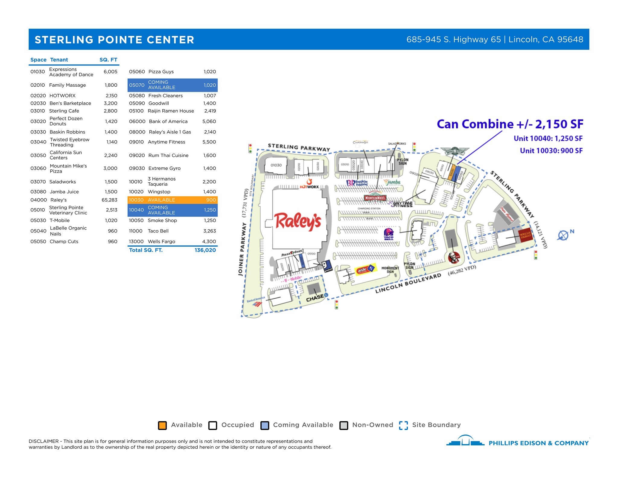 765 S Hwy, Lincoln, CA à louer Plan de site– Image 1 sur 10