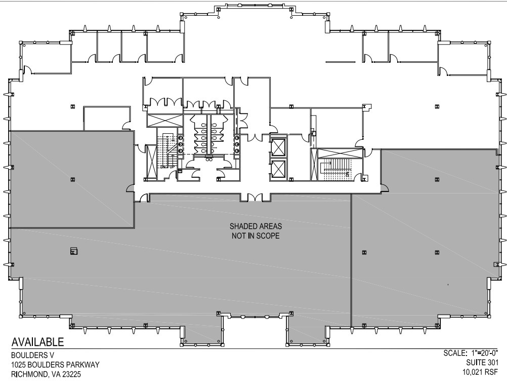 7501 Boulder View Dr, North Chesterfield, VA à louer Plan d’étage– Image 1 sur 1