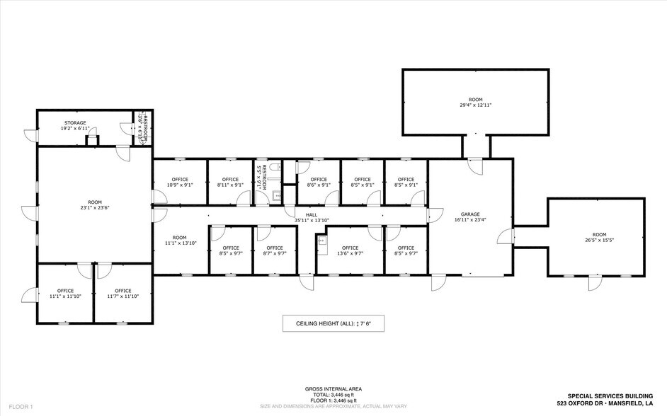 523 Oxford Rd, Mansfield, LA à vendre - Photo de l’immeuble – Image 3 sur 100
