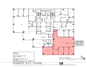 1600 Stout St, Denver, CO à louer Plan de site– Image 2 sur 4