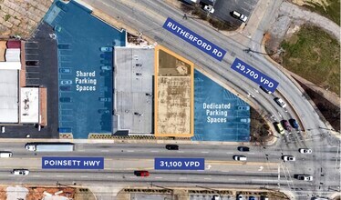110-112 Poinsett Hwy, Greenville, SC - Vue aérienne vue de carte - Image1